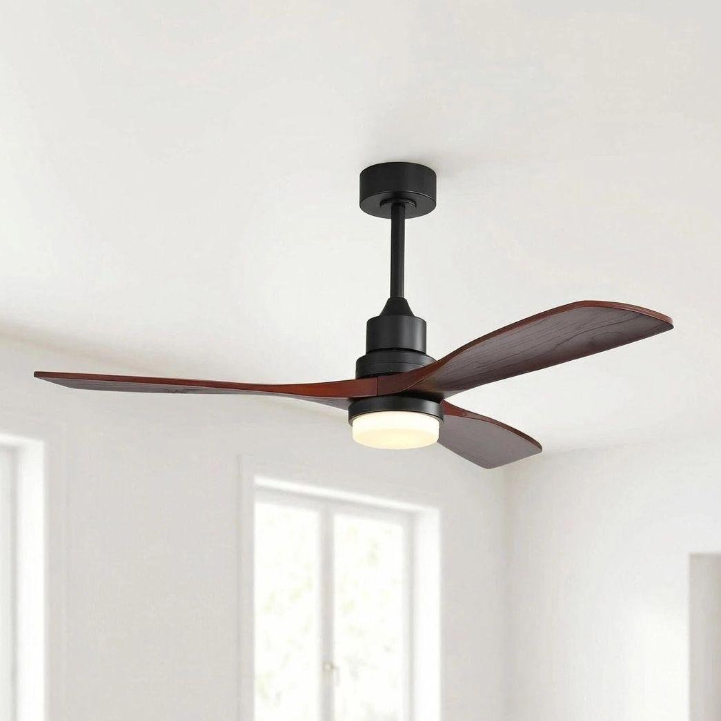 George Oliver Nicola 52'' 3 - Blade Modern Ceiling Fan With Remote Control and Light Kit & Reviews | Wayfair