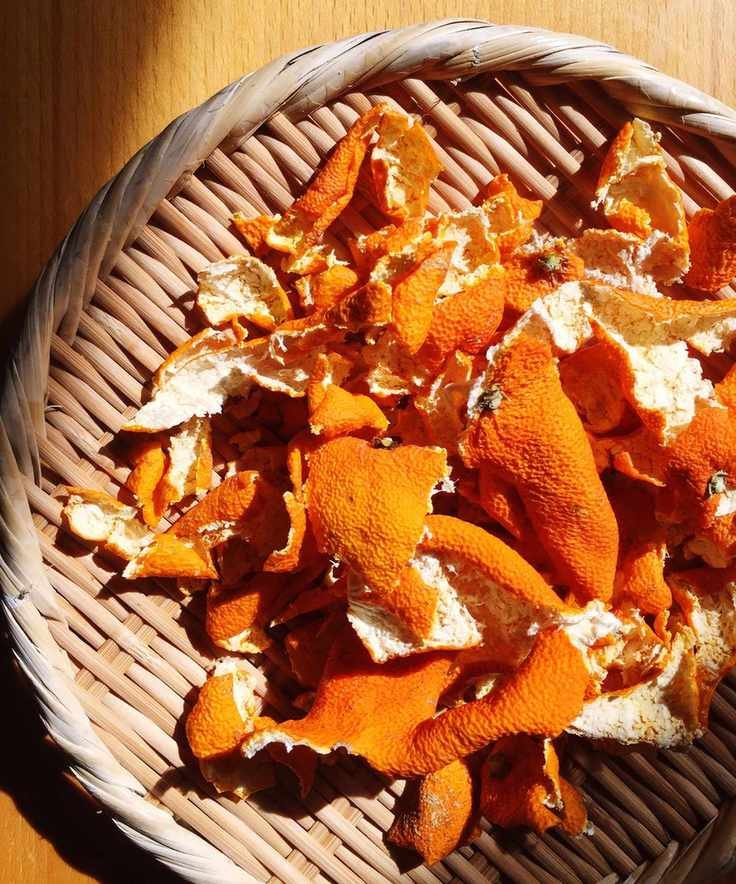 Orange peel to deter pests in the garden