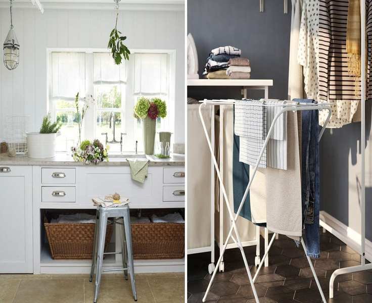 IKEA's Affordable Drying Rack Folds Flat for Simple Summer Storage
