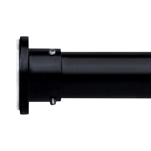 Room/dividers/now Tension Curtain Rod, Adjustable Heavy-Duty Tension Rod No Drilling Required, 28-50 Inch, Black Curtain Tension Rod With Strong Hold and Easy Setup for Windows, Closets and Spaces