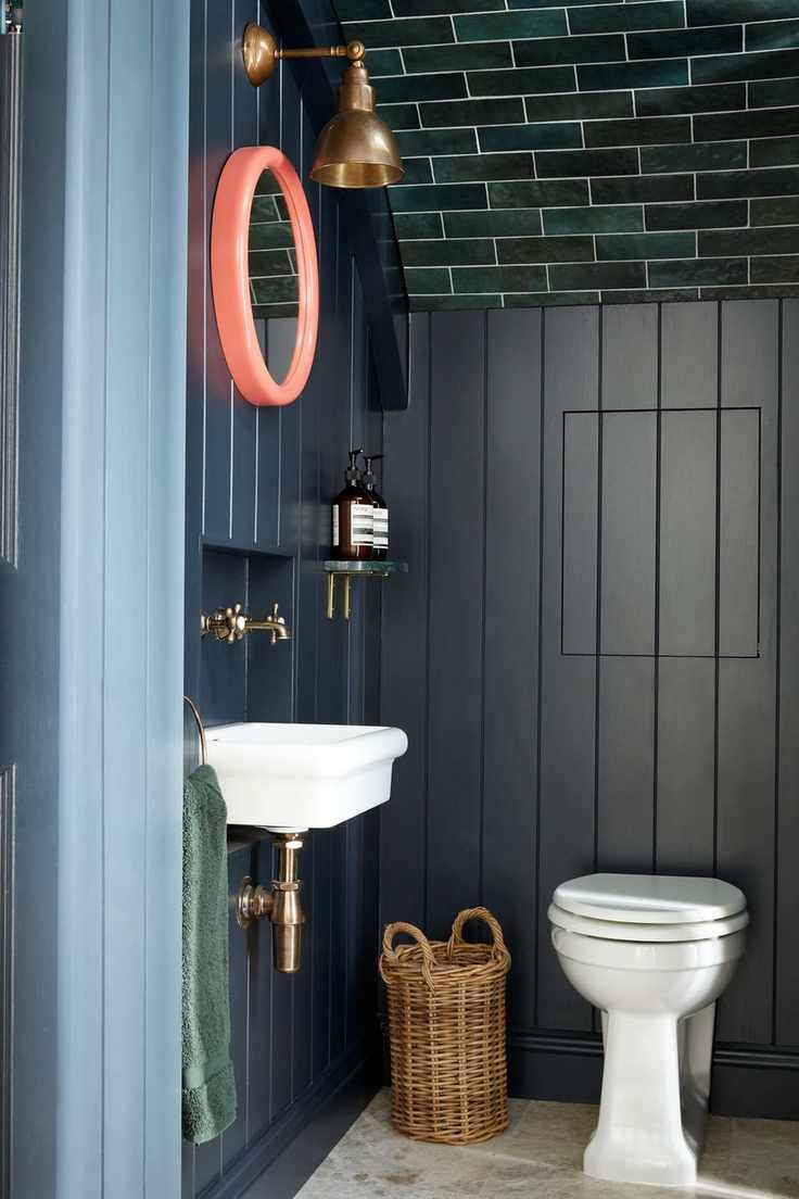 dark half bath
