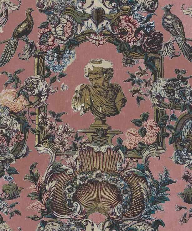 Arley House x V&A Meadow fabric in Sand