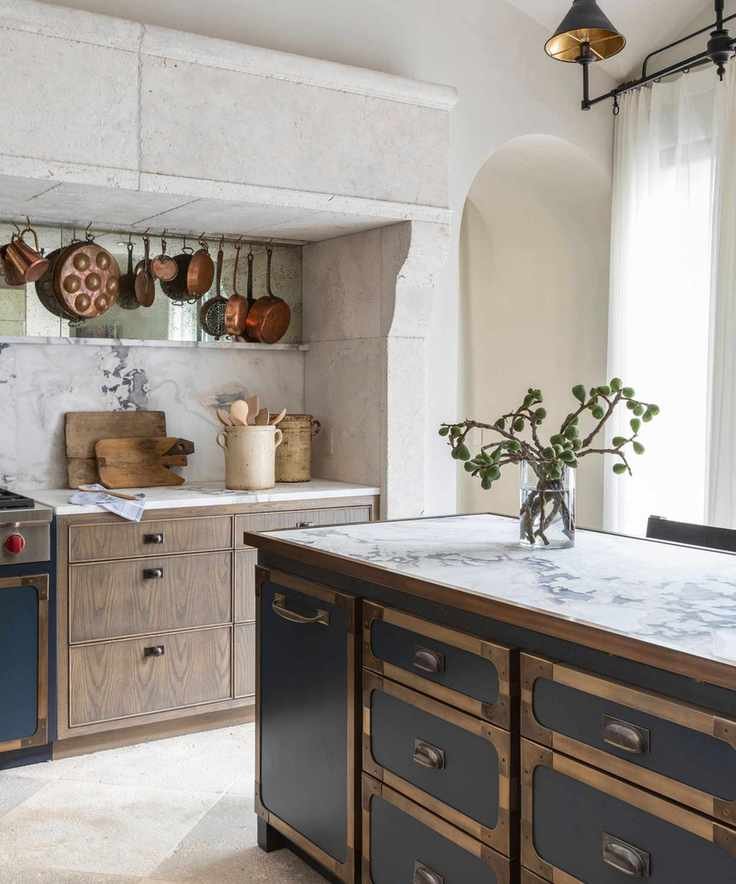 Kitchen adorned with wooden accessories