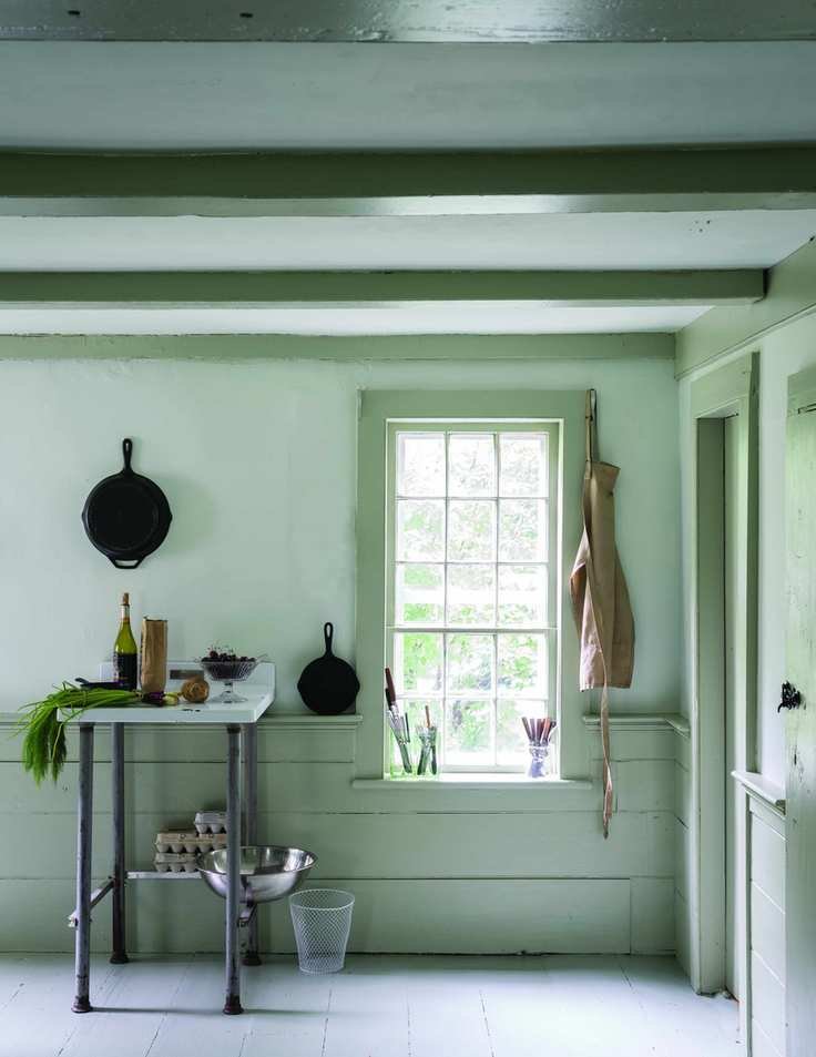 White / gray room by Farrow &amp; Ball