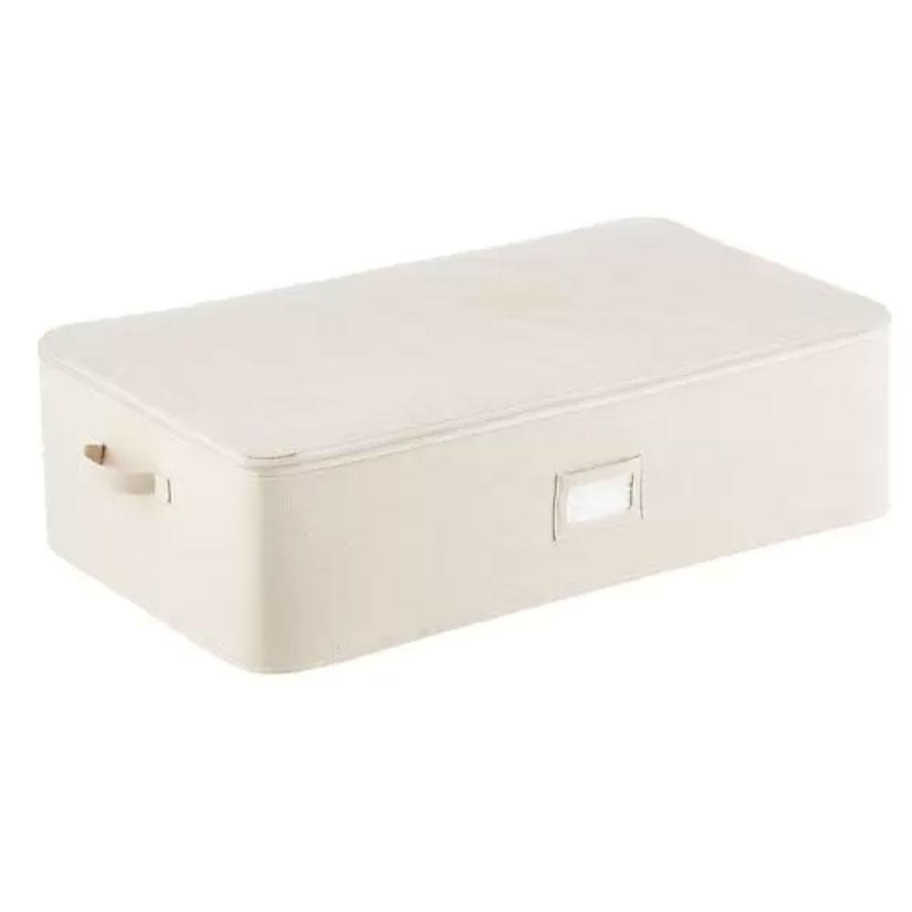 The Container Store Underbed Zippered Storage Bag Natural By The Container Store