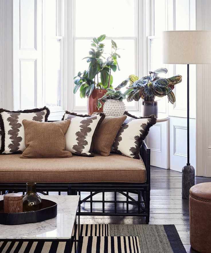 Cozy living room with natural lighting