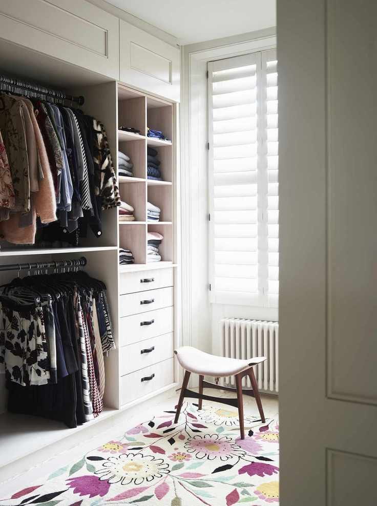 closet with decorative rug
