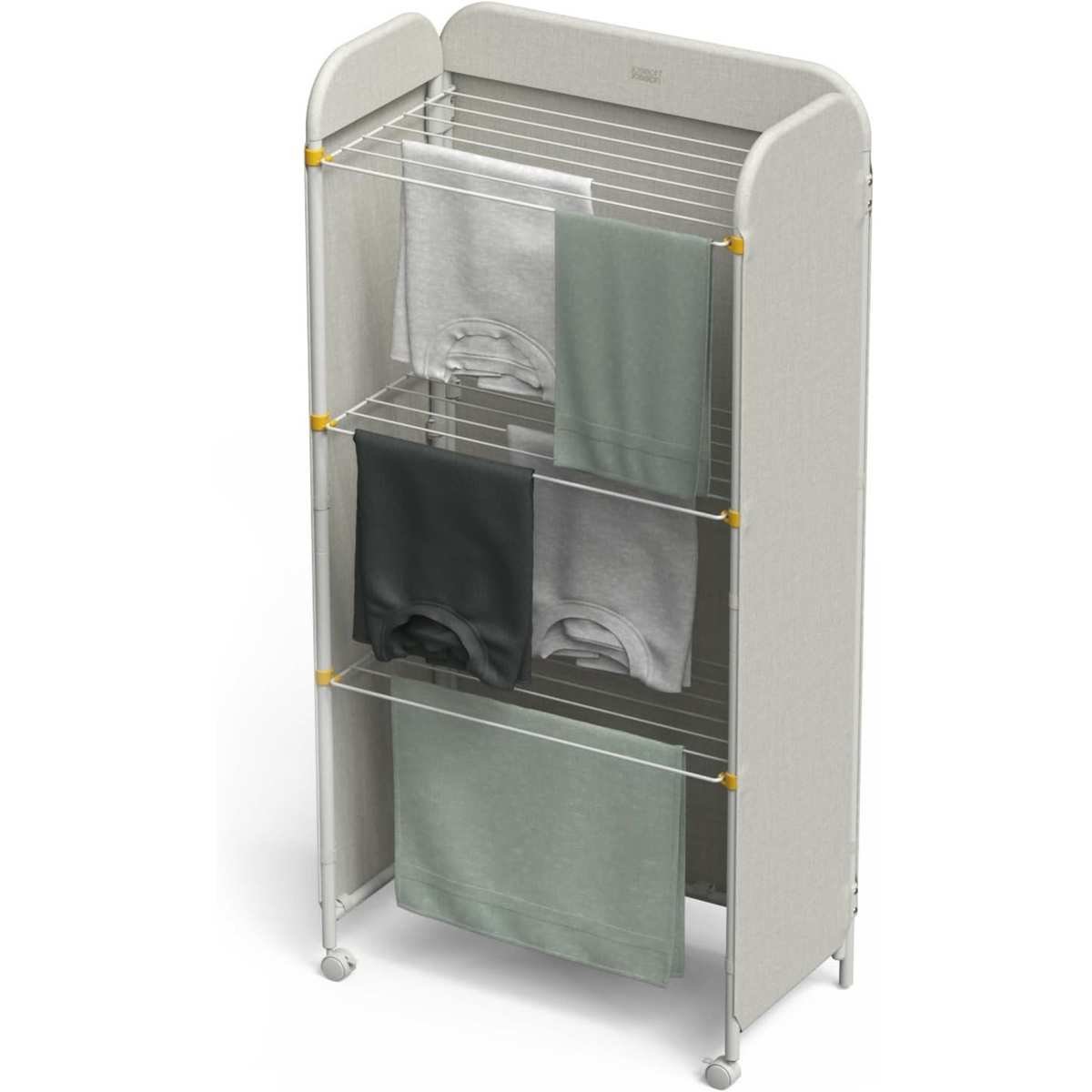 Eclipse&amp;trade; 3-Tier Ecru Clothes Airer With Screen