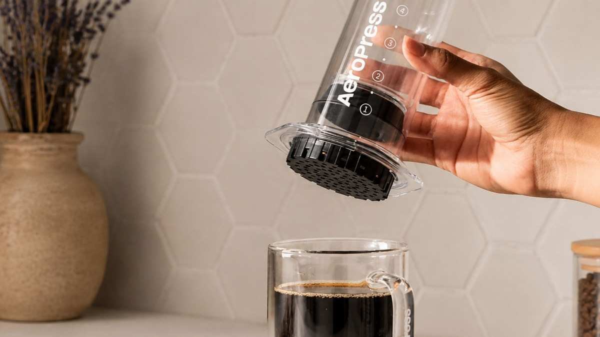 Upgrade to the AeroPress Clear Coffee Press for Small Kitchens