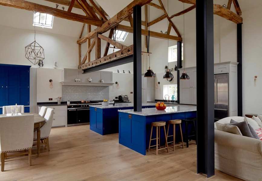Open plan kitchen