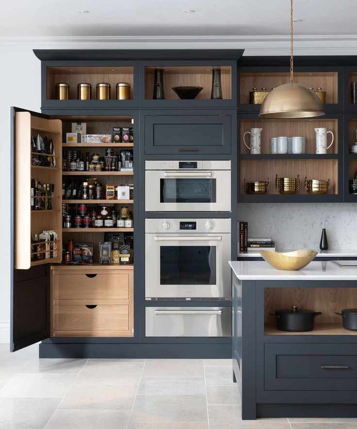 Chef's kitchen ideas with pantry storage