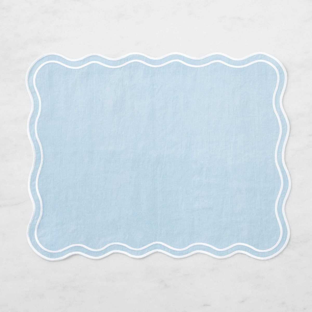 AERIN x Williams Sonoma Scalloped Placemats, Set of 4