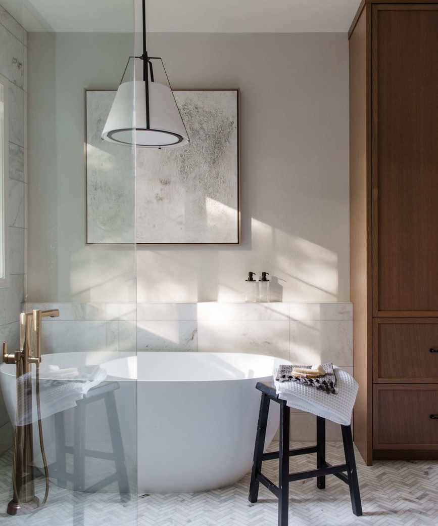 modern neutral bathroom