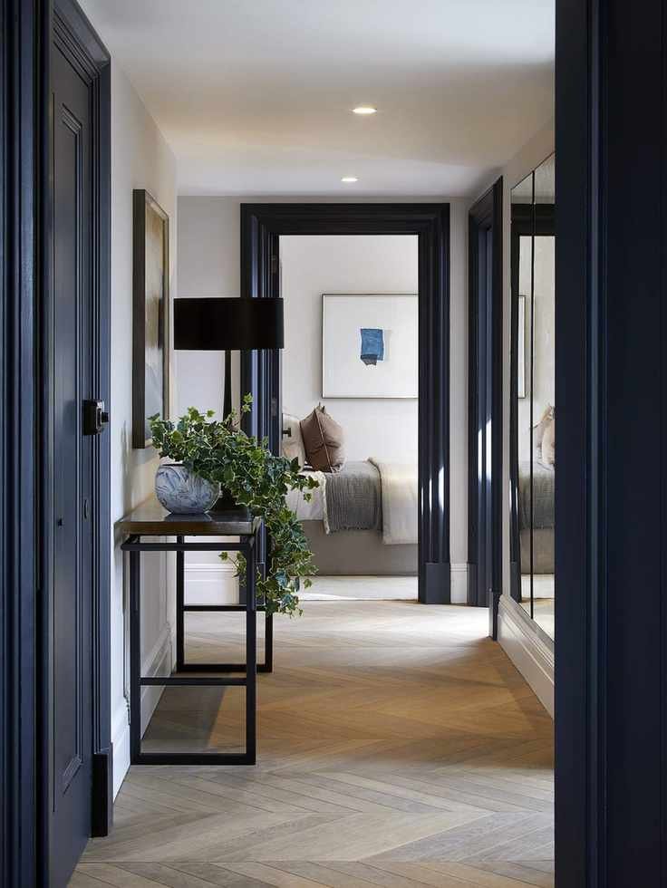 Parquetry Rhine chevron flooring, Woodworks by Ted Todd
