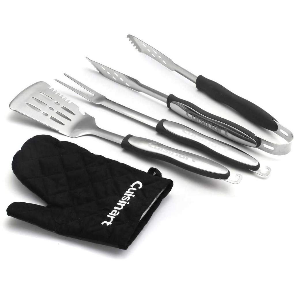 Cuisinart 3pc Grilling Tool Set With Grill Glove & Reviews | Wayfair