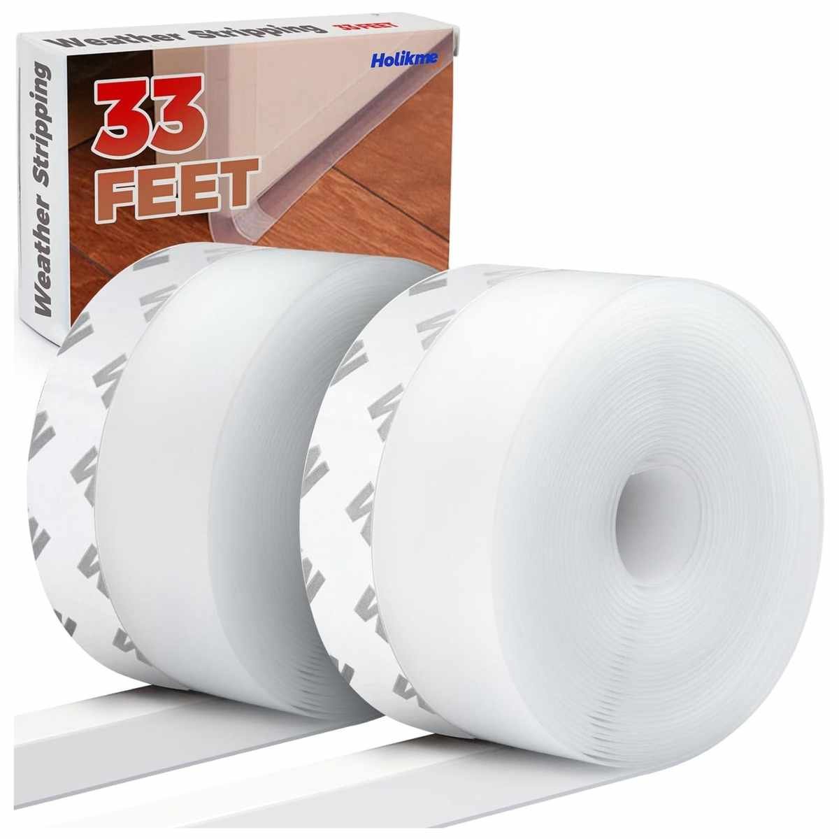 Weather stripping tape
