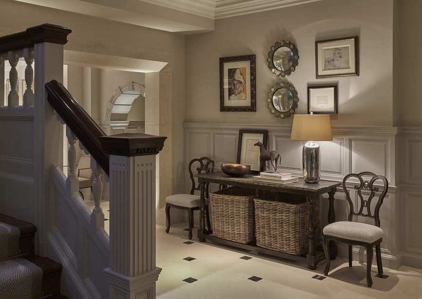 Country home hallway