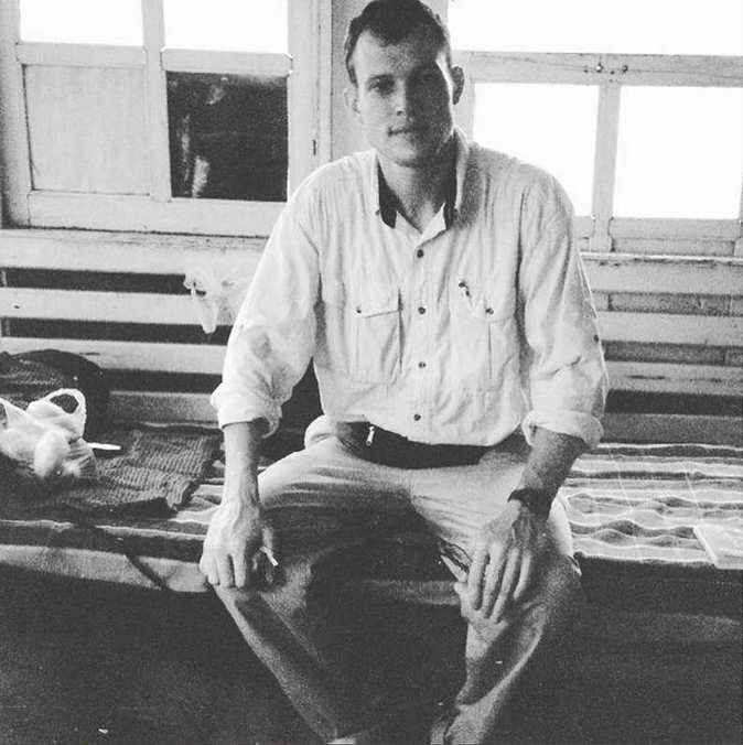 Rolf Potts on old mail steamer in Burma