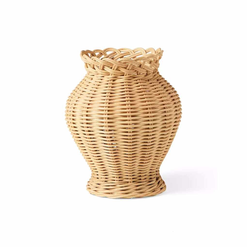 A rattan vase
