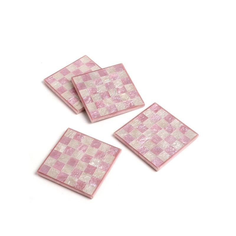Latitude Run Handmade Resin Coaster's Set of 4