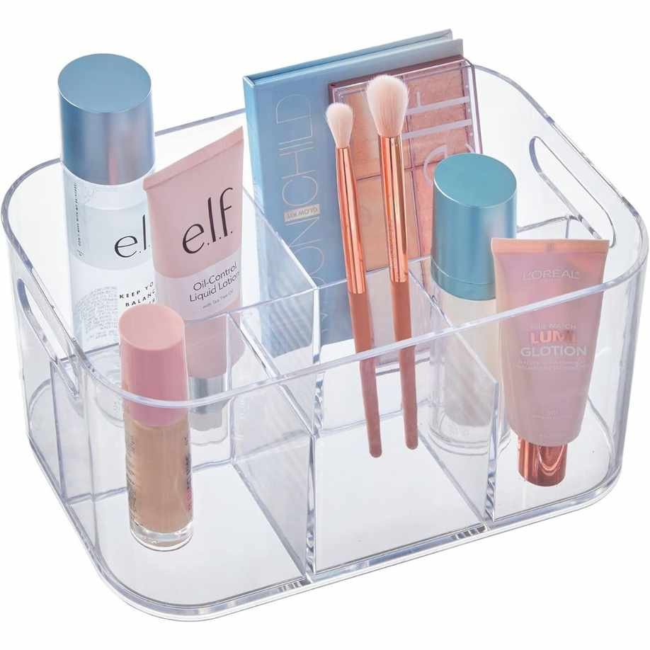 A counter cosmetics organizer