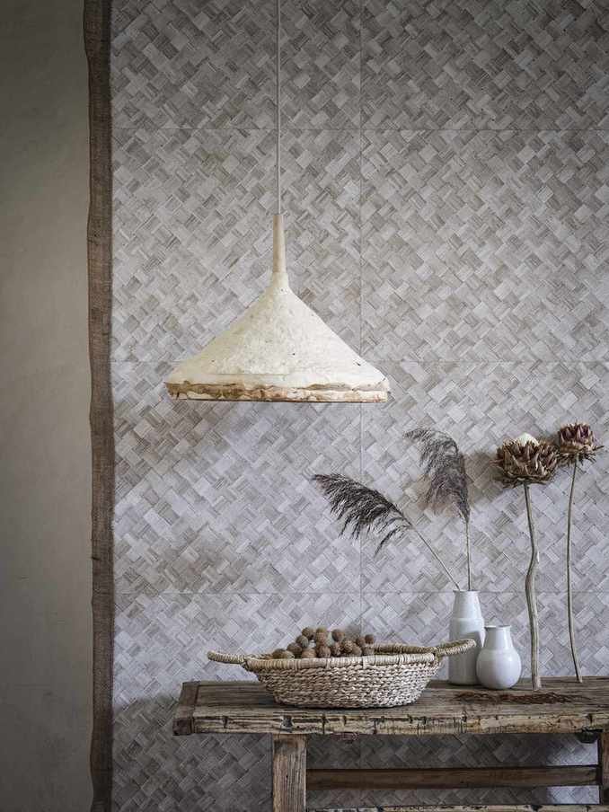 rustic country living room scheme in natural tones