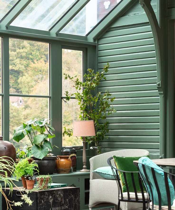 green conservatory