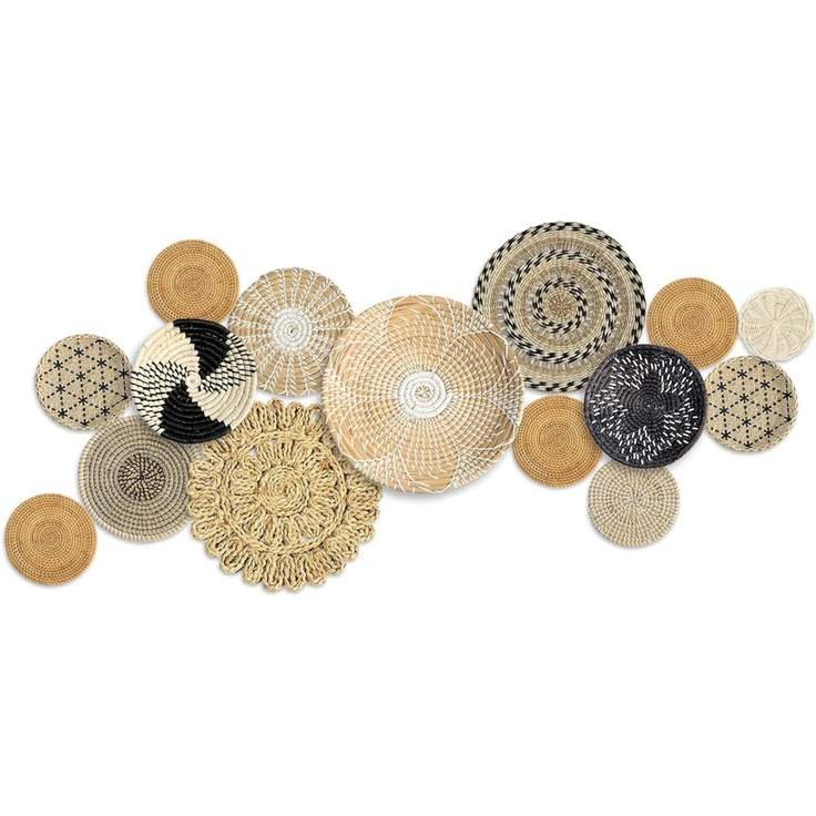 Seagrass Hanging Woven Wall Baskets