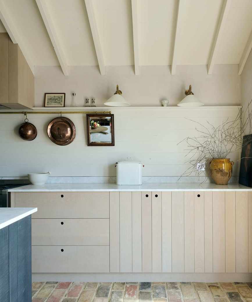 devol kitchen light oak cabinets